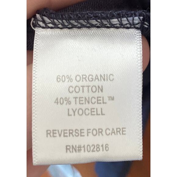 Garnet Hill, Navy Blue Side-Button Knit Maxi Dress, size Large New! - Picture 10 of 11